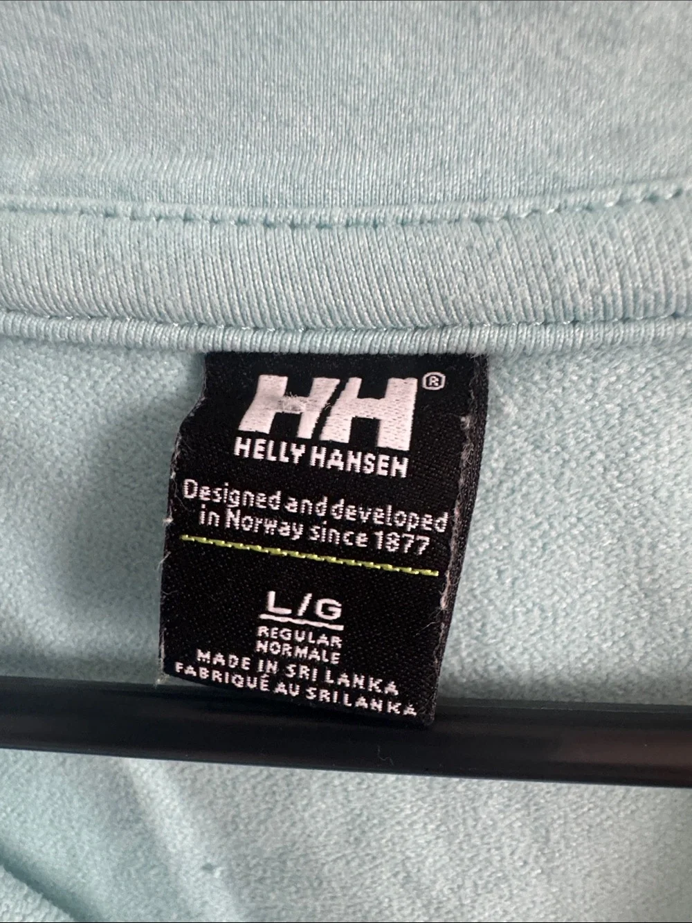Light Blue Women’s ‘Helly Hansen’ Quarter-Zip Performance Sweater